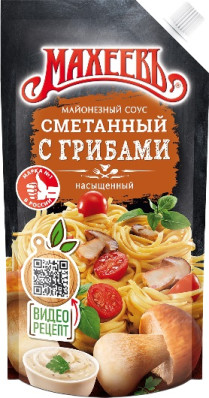 Majonézová omáčka s houbami 200g Macheev