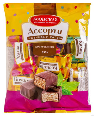 Chalva a kozinak v čokoládě 350g AKF