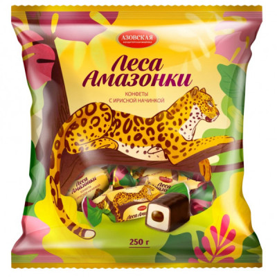Bonbony Lesa Amazonky s karamelovou náplní 250g AKF