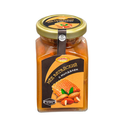 Med Altajský s mandlemi 320g MK