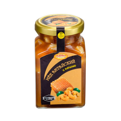 Med Altajský s kešu oříšky 320g MK