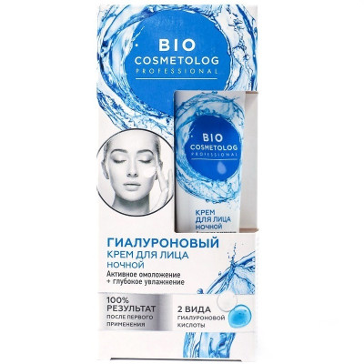 Hyaluronový noční pleťový krém 45ml BioCosmetolog F.K.