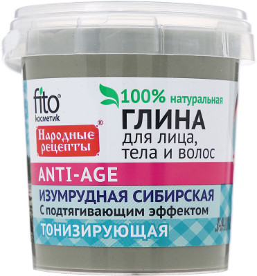 Hlína na vlasy a obličej Sibiřská 155 ml F.K.