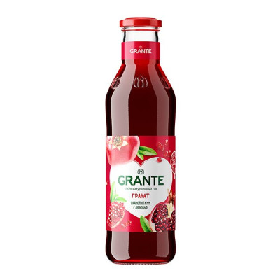 Granatový džus Grante BIO 100% 0,75L