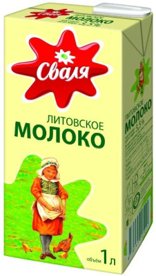 Mléko 2,5% 1L Svalja