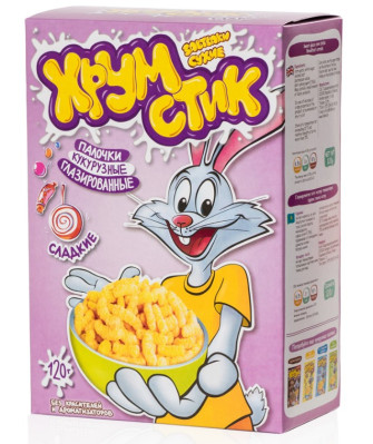 Sladké glazované kukuřičné tyčinky120g KhrumStik