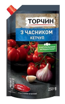 Kečup s česnekem 250g Torčin