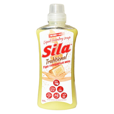 Tekuté mýdlo na praní 600g Sila