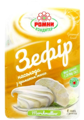 Zefír s přichutí mango 264g Romny