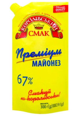 Majonéza Premium 300g Korolivsky Smak