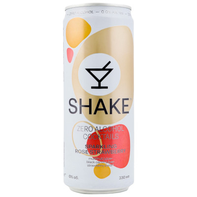 Limonáda Sparkling Strawberry 0,33L SHAKE