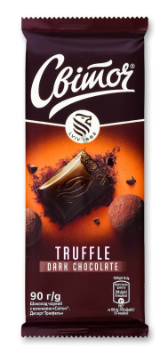Čokoláda Černý Truffel 90g Svitoč