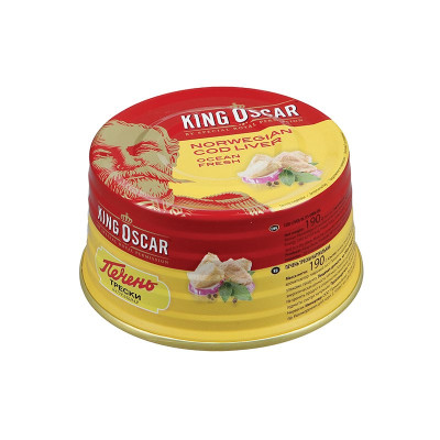 Tresčí játra King Oscar 190g