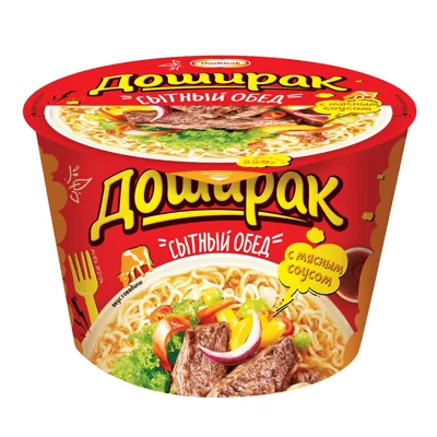 detail Instantní nudle s příchutí hovězího masa Sytý oběd 110 g Doshirak