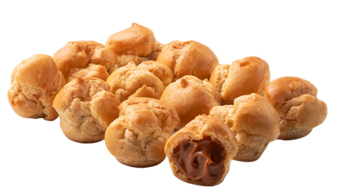 detail Zákusek Profiteroly se slazeným kondenzovaným mlékem 120 g TARTA