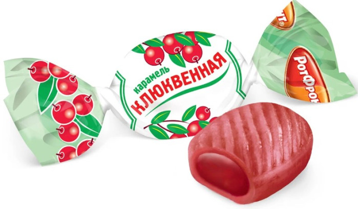 detail KARAMEL s marmeládou z klikvy