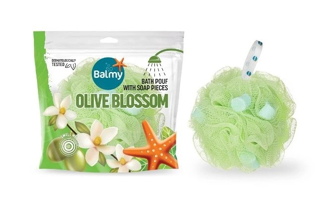 detail Koupelnova žinka s olivovym mydlem 24,5g Balmy