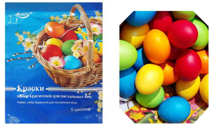 detail Barvivo na vejce (5 barev) 25g