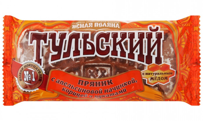 detail Perník Tulský s pomerančem, skořicí a kandovaným ovocem 130 g