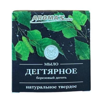 detail Tuhé mýdlo Dehtové 80 g Aroma Saules