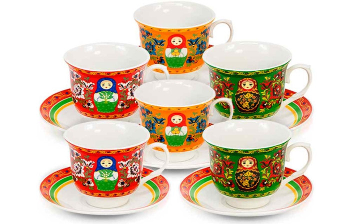 detail Čajový set 6+6ks Matreški