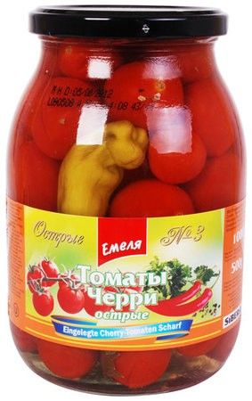detail Nakládaná rajčata N3 Emelja 500g Palivé