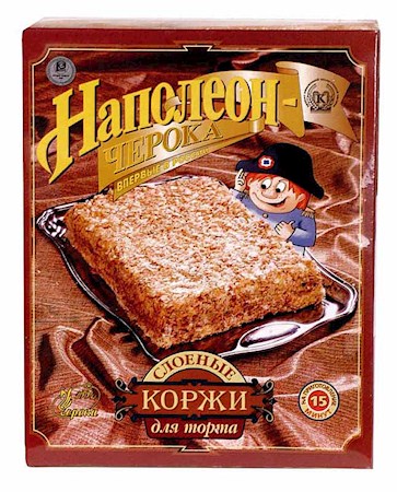 detail Listové korži na dort napoleon 400g