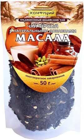 detail Černý čaj Masala 50 g Konfucius