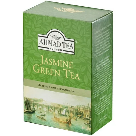detail Zelený sypaný čaj Jasmin AHMAD TEA 250g