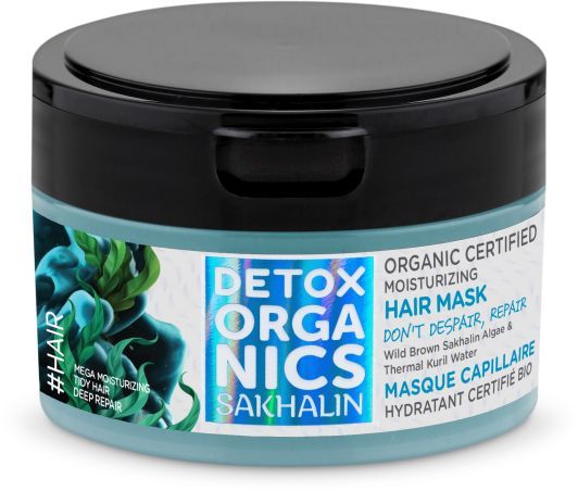 detail Hydratační maska na vlasy 200ml DETOX ORGANICS SAKHALIN N.S.