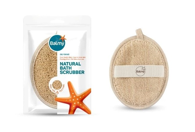 detail Přírodní lufový peeling do koupele Balmy