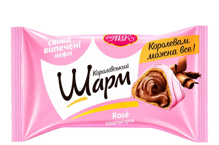 detail SHARM Rose s čokoládovou náplní ABK