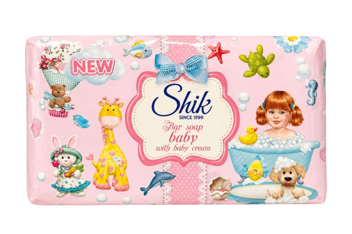 detail Dětské toaletní mýdlo s dětským krémem 350g Shik