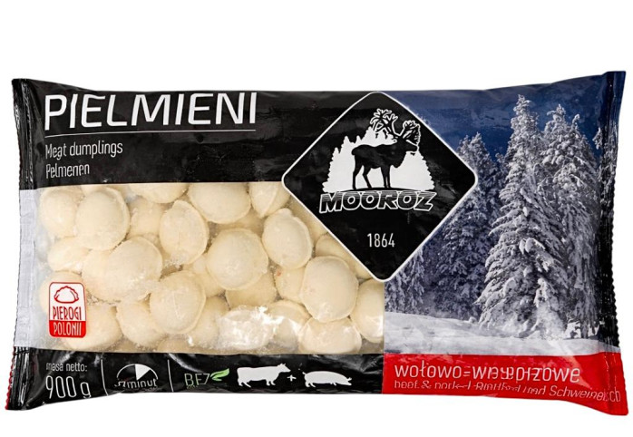 detail Pelmeně s vepřovým a hovězím masem 900g Moroz