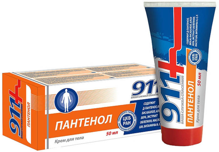 detail Krém na tělo 911 PANTENOL 50ml