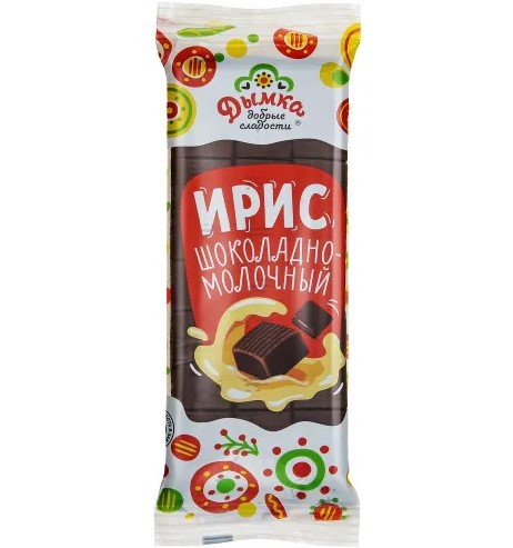 detail Mlécno-cokoládový iris Dymka 240g