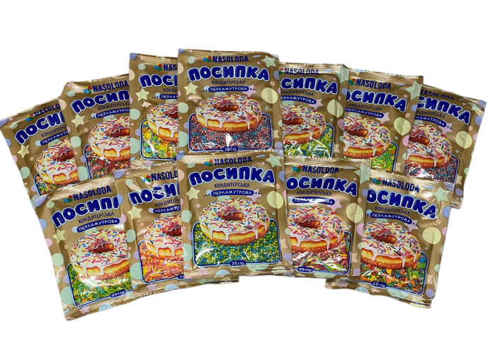 detail Cukrářský posyp, perleťový MIX 25g Nasoloda