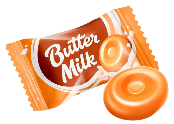 detail BUTTER MILK s příchutí slaný karamel