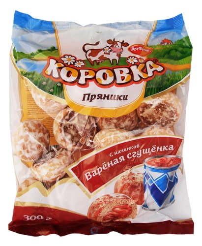 detail Perníky s karamelovou náplní Korovka 300g