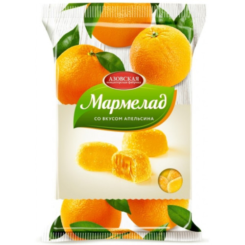 Marmeláda s pomerančovou příchutí 300g Azovskaja