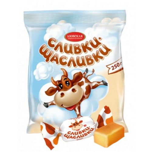 detail Bonbony Iris s mléčnou příchutí 250g Slivki-Shaslivki