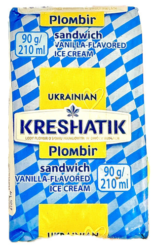 Zmrzlina Plombir Kreshatik 90g
