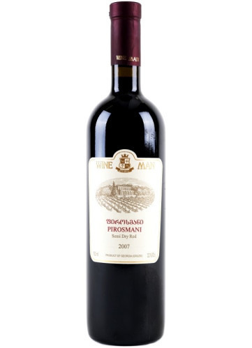 Polosuché červené víno Pirosmani 0,75L WineMan