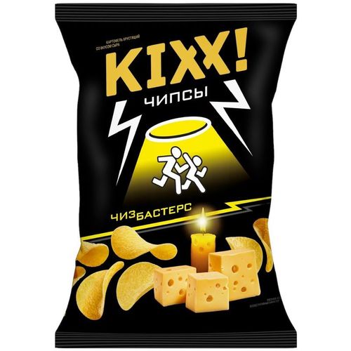 detail Čipsy se sýrovou příchutí 50g Kixx