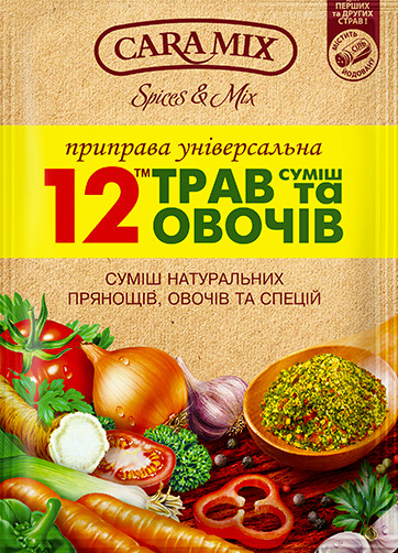 detail Koření 12 bylinek a zeleniny 70g CARAMIX