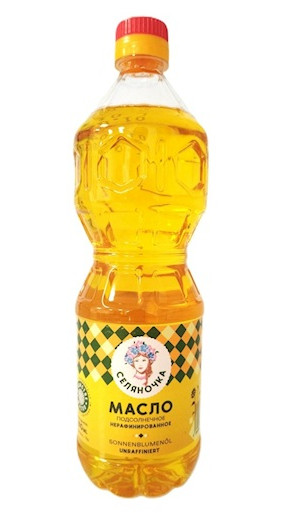 detail Slunečnicový olej nerafinovaný 810ml Seljaňočka