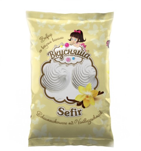 detail Zefír vanilkový Vkusnjaša 350g