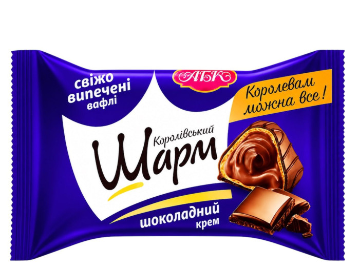 detail SHARM s cokoládovou náplní ABK