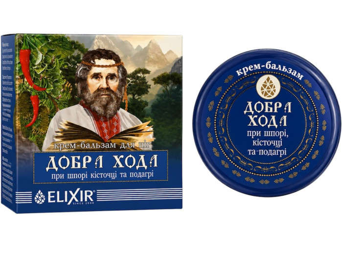 detail Krém-balzám na nohy ostruhům a dně10ml Elixir