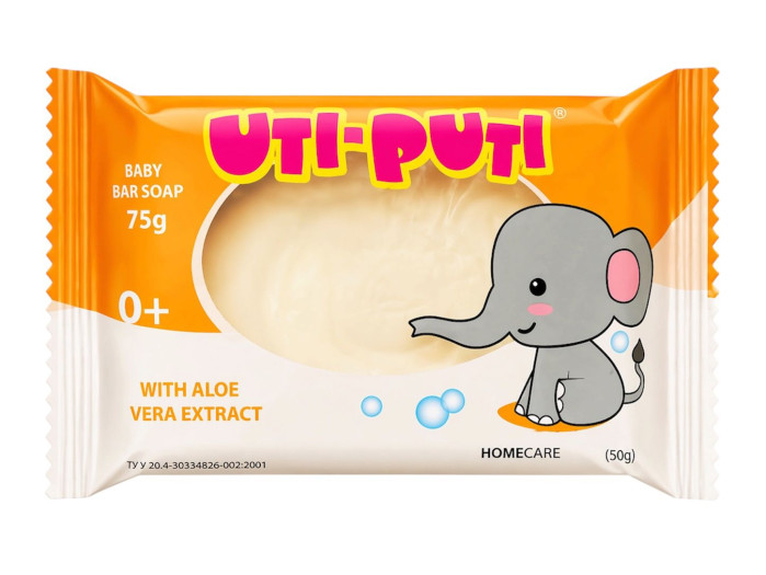 detail Detské mýdlo s extraktem z aloe 75g Uti Puti